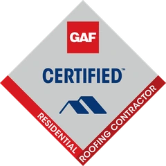 GAF Certified Residential Roofing Contractor badge